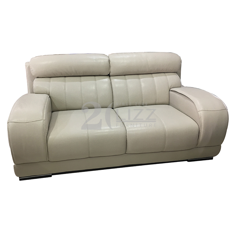 Amercia Modern Leather Living Room Sofa with Coffee Table