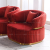 Traditional Small light Red Living Room Sofa