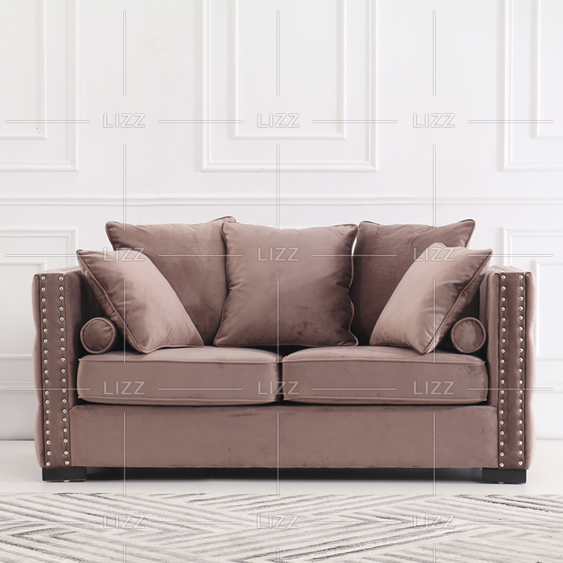 Comfy Chesterfield Modern Fabric Sofa