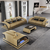 Leather Modern Led Sectional Sofa for Living Room