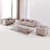Contemporary Luxury Chesterfield Fabric Sofa
