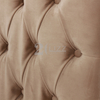 Corner Velvet Fabric Sofa with Wooden Frame