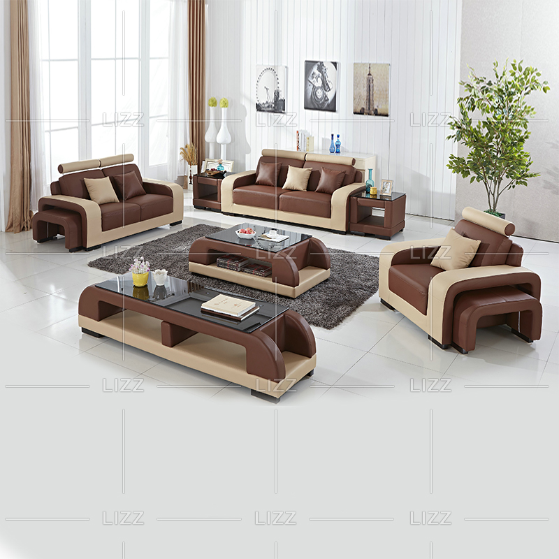 Furniture Set Leisure High Quality Leather Sofa