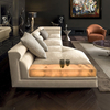 Luxury Italian Furniture Affordable Sofa Suppliers Dubai Nubuck Fabric Sectional Sofa