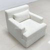 Foshan Sofa Factory Corduroy Chenille Fabric Compression Sofa Armchair