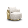 Upholstered Furniture Wholesalers Luxury Fabric Sillón Imperfectio Round Armchair