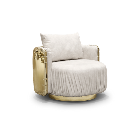 Upholstered Furniture Wholesalers Luxury Fabric Sillón Imperfectio Round Armchair