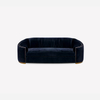 Custom Luxury Contemporary Italian Sofa Designs Curved Fabric Couch Wales Sofa