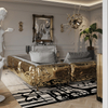 Luxury Custom Furniture Italian Imperfectio Cream Modular Sofa