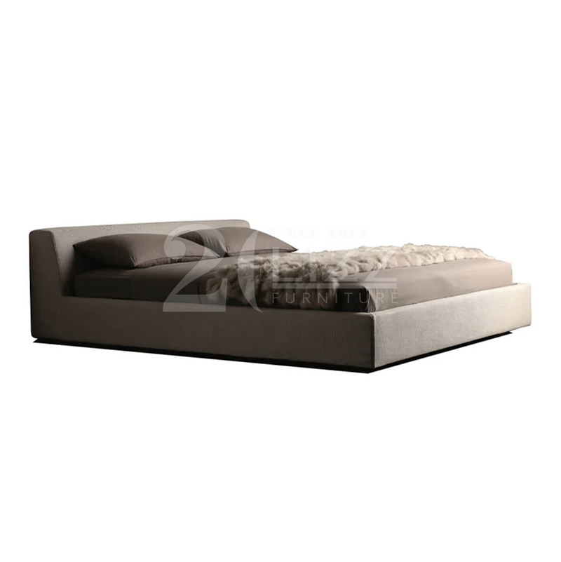 Foshan Compressed Sofa Bed Factory Folded Compressed Fabric Fluff Bed Packed in Cartons