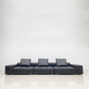 Bulk Modern Sofas Italy Wholesale Black Leather Sofa