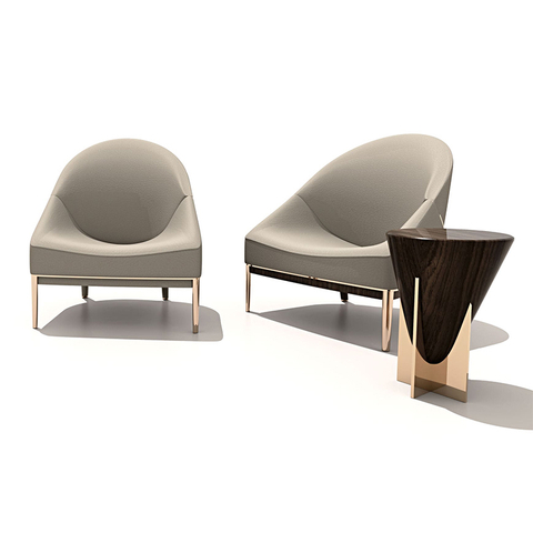 Luxury Leather Majlis accent Rosemary Chairs for Living Room And Bedroom