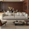 Foshan Factory Direct Furniture Ensemble De 3 Sofa En Tissu Linen Roger Sofa