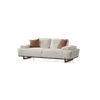Foshan Sofa Factory Fabric Lounges Alba Sofa Set with Solid Wood Base