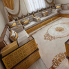 Arabic Furniture for Cafes Ottoman Sofa Brown Majlis Jalsa Sofa