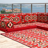 Red Oriental Sofas Balcony Sofas Arabic Jalsah Terrace Sofa