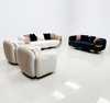 Chinese Sofa Black Fabric Couch Living Room Beige Sofa Set