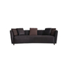 Brown Fabric Mimoza Sofa Set Simple Economic Design Living Room Sofas