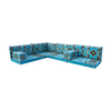 Light Blue Floor Cushions Arabic Sectional Sofas Corner Majlis Sofa