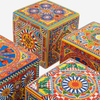 Italian Luxury Furniture DG Unique Fabric Cubic Ottoman Diana Ottoman