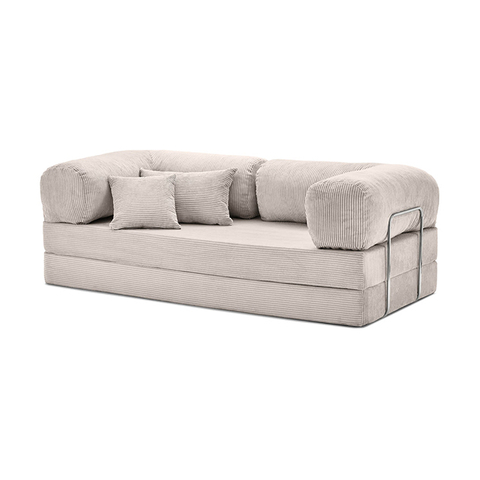 Sofá Comprimido Modern Fabric Lounge Vacuum Compressed Sofa na Caixa