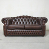 Classical Rustic Chesterfield Sofa Furniture American Leather Couch