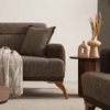 Turkish Brown Kinik Sofa Furniture Wholesaler Monza Sofa Set