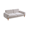 Nordic Sleeper Sofa Beige Couch Mudanya Sofa Set