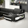 Modern Sofa Set Paramount Leather Sectional with LED Light