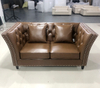 Factory Wholesale Vintage Italian Leather Couch Brown Leather Sofa