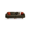 Light Luxury Glam Living Room Furniture Nordic Fabric Couch Bade Sofa Set