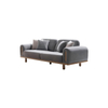 Natural Solid Wood Frame Upholstered Fabric Luxury Furniture Baronni Sofa Set