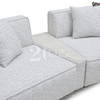 Minimalist Modern Modular Sofa Italy Low Seater Fabric Couch Set 