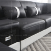 Sitting Room Furniture Leather Led Sectional U-shape Sofa