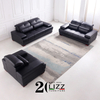 Modern Furniture White Couch Leather Sofa Loveseat and Chair