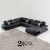 Modern Transformer U Shape Big Led Sectional Sofa