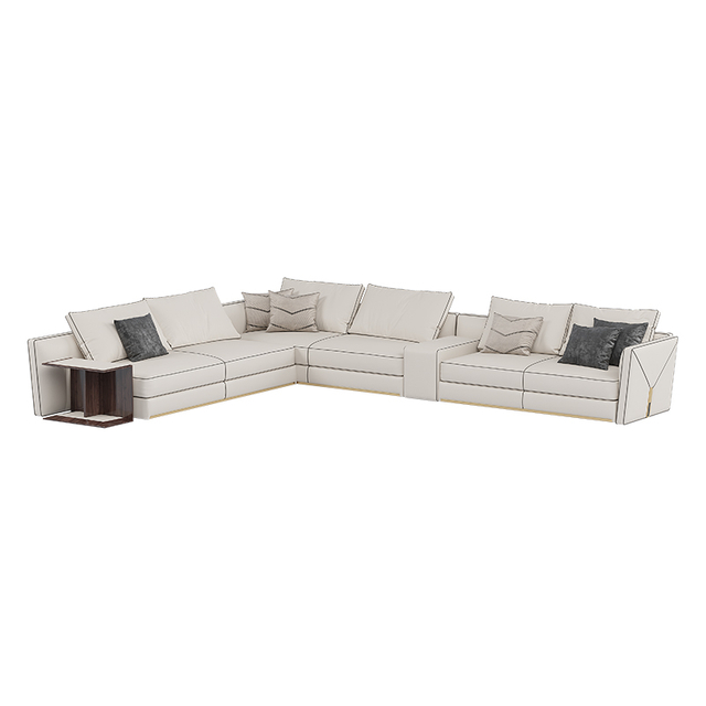 Luxury Sectional Corner Sofa Set Visionnaire Modern Sofa with Center Table