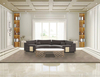 Luxury Fendi Casa Half Round Fabric Curved Sectional Sofa