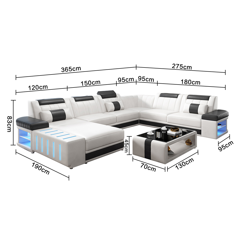 lether sofa