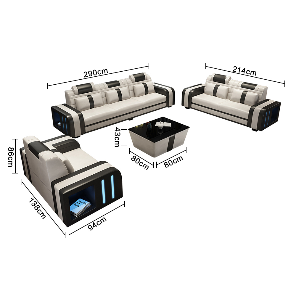 led sofa