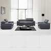 Home Furniture Hot Sale Gray Leather Sofa