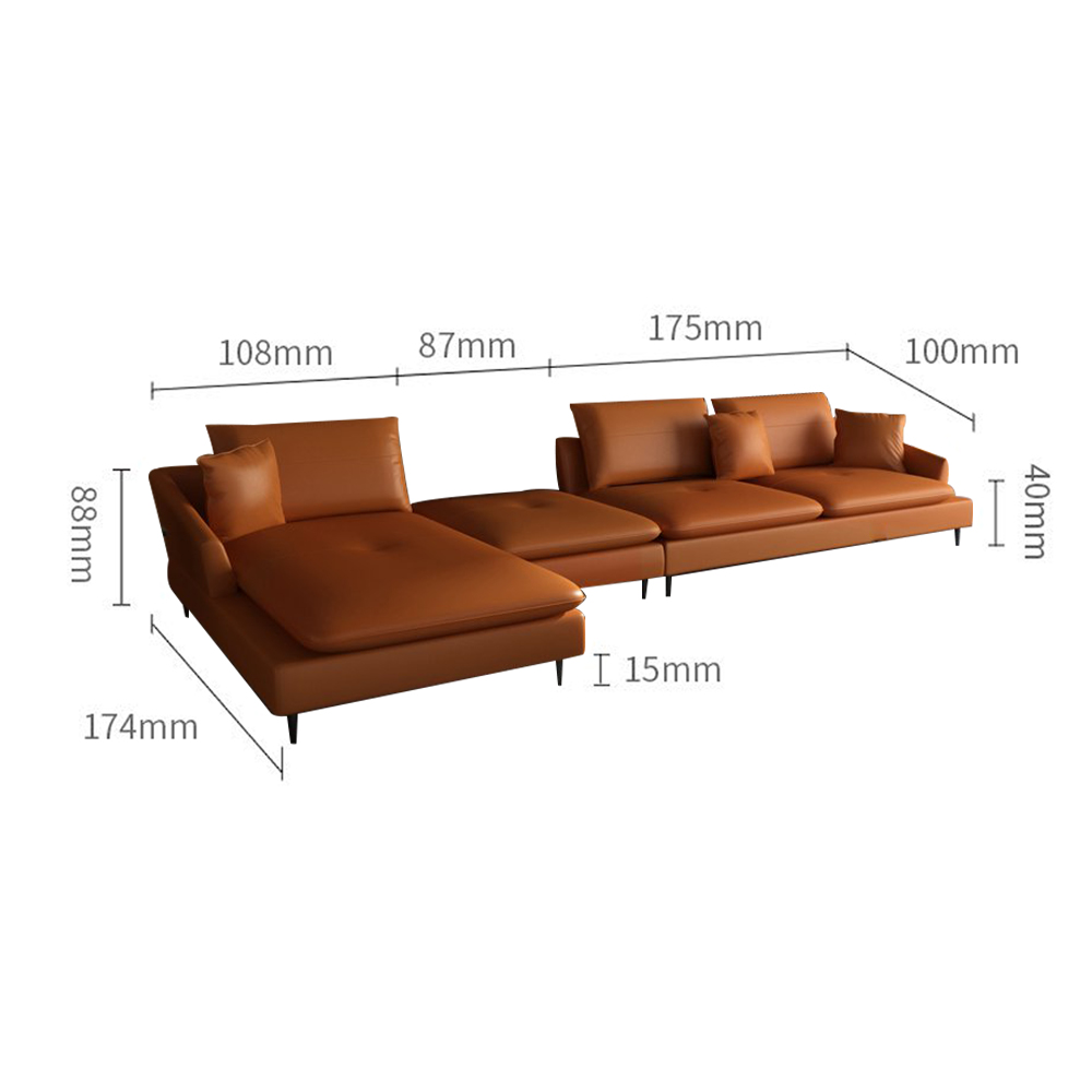 leather sofa