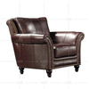 Classical Furniture Set American Vintage Leather Rustic Sofa