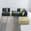 Middle East Fabric Living Room Furniture Cubic Floor Sofa