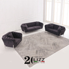 Living Room Sofa Set Velvet Lounge Suite Sectional Couch