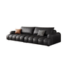Leather Italian Modern Sofa Manufacturer Checkered Leather Couch Set