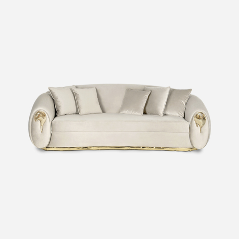 Divano Moderno Italiano Foshan Luxury Fabric Sofa Suppliers Soleil Sofa