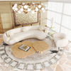 Italian Luxury Brand Furniture Boca Do Lobo Fabric Sofa Soleil Curved Sofa
