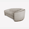 Custom Luxury Contemporary Italian Sofa Designs Curved Fabric Couch Wales Sofa