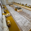 Arabic Jalsa Ottoman Sofa Arabic Furniture for Cafes Brown Beige Majlis